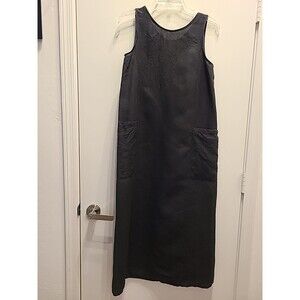 Eileen Fisher Charcoal Sleeveless Maxi Dress